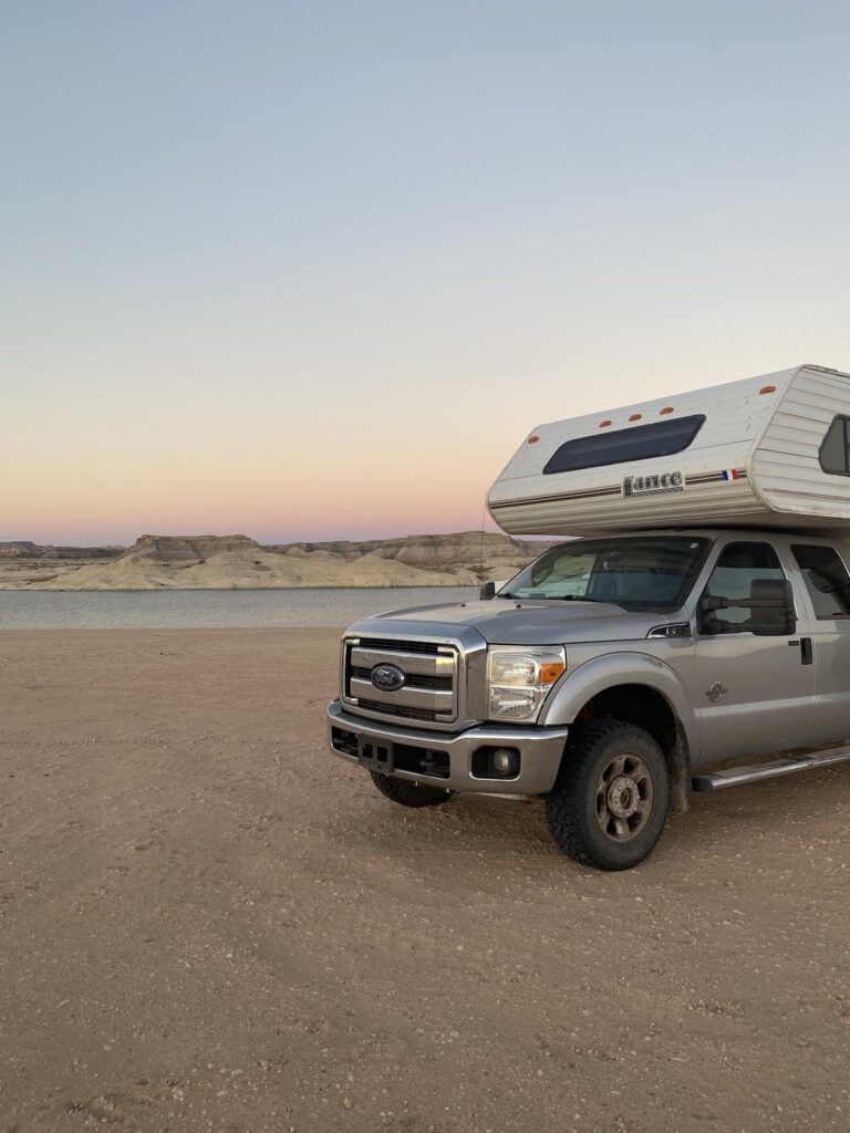 camping sauvage lac powell