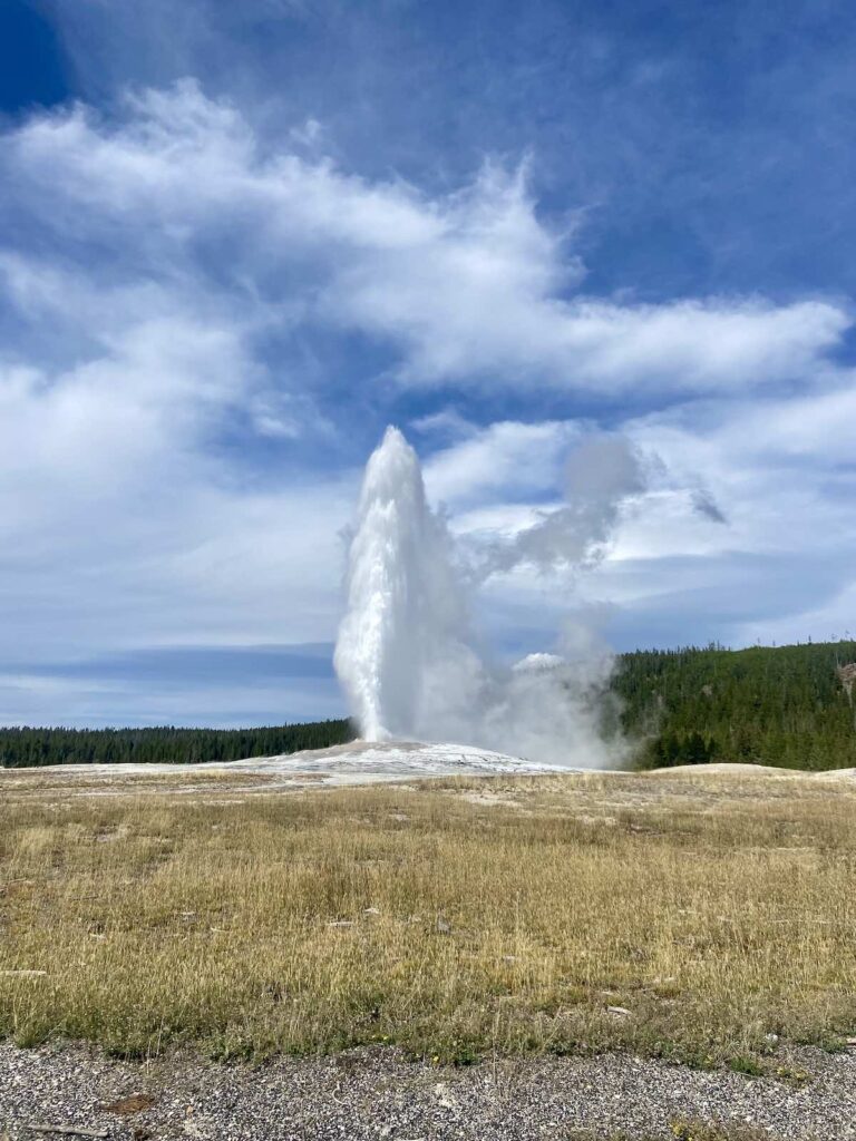 Old Faithful geyser