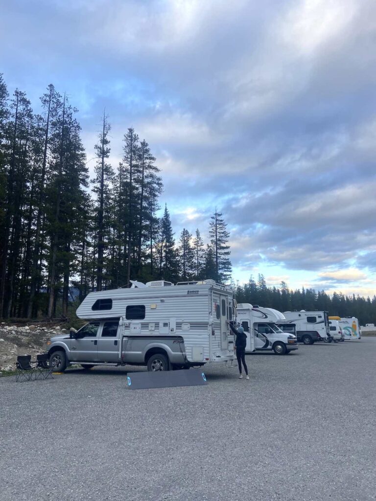 Camping dans le parc national de Banff