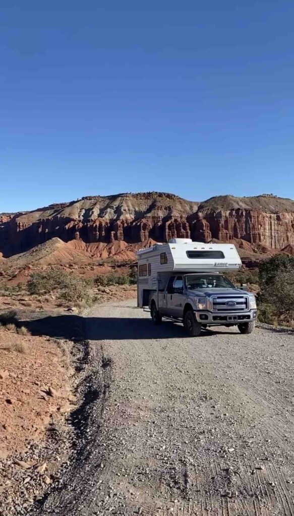 Notre pick-up cellule à Capitol Reef