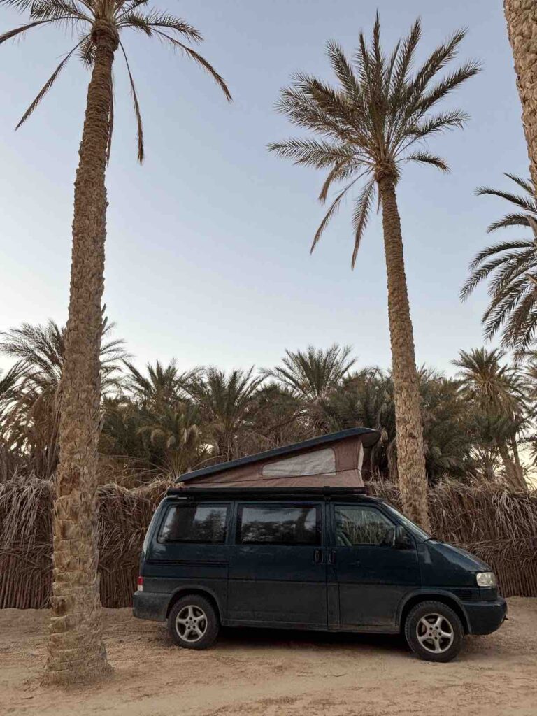 La tunisie en camping car