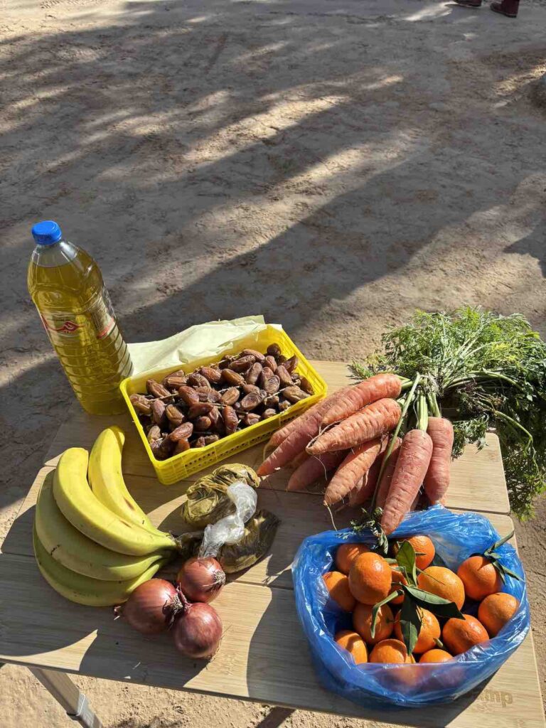 Fruits et légumes du marché de Douz