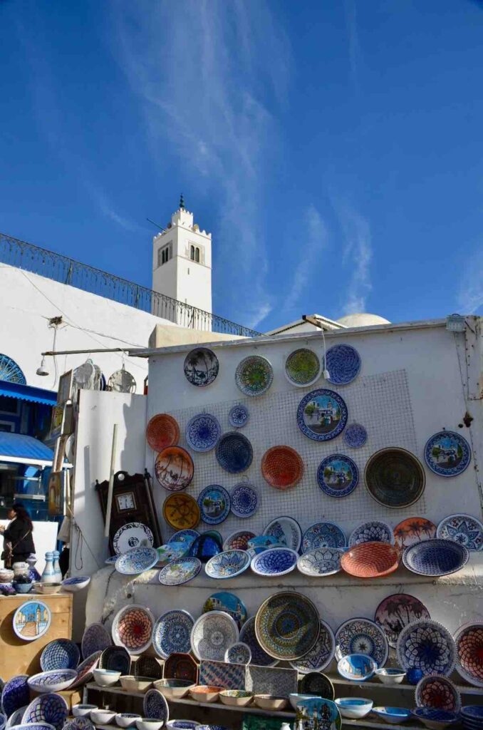 Les boutiques de Sidi Bou Saïd, typiquement tunisien 