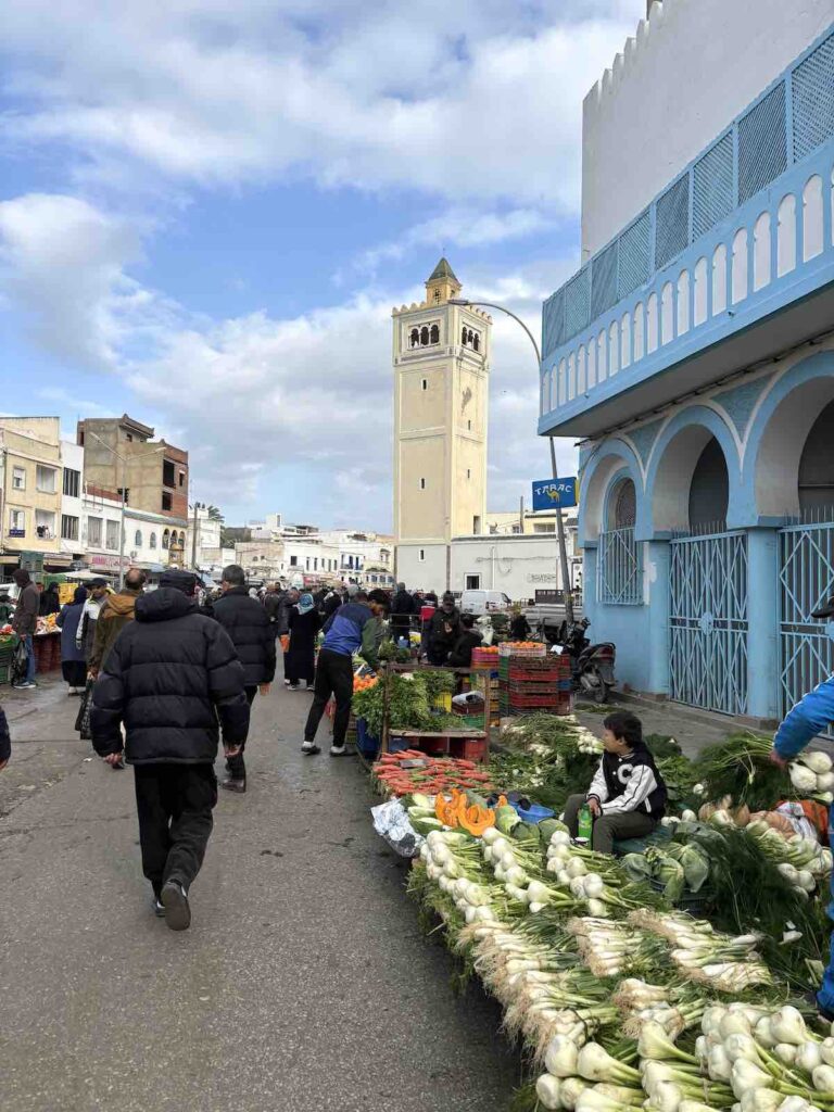 Marché Bizerte nord de la tunisie