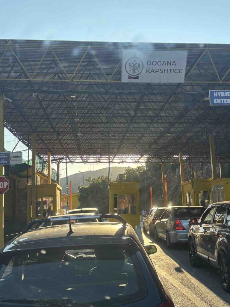 Poste de frontière Albanie