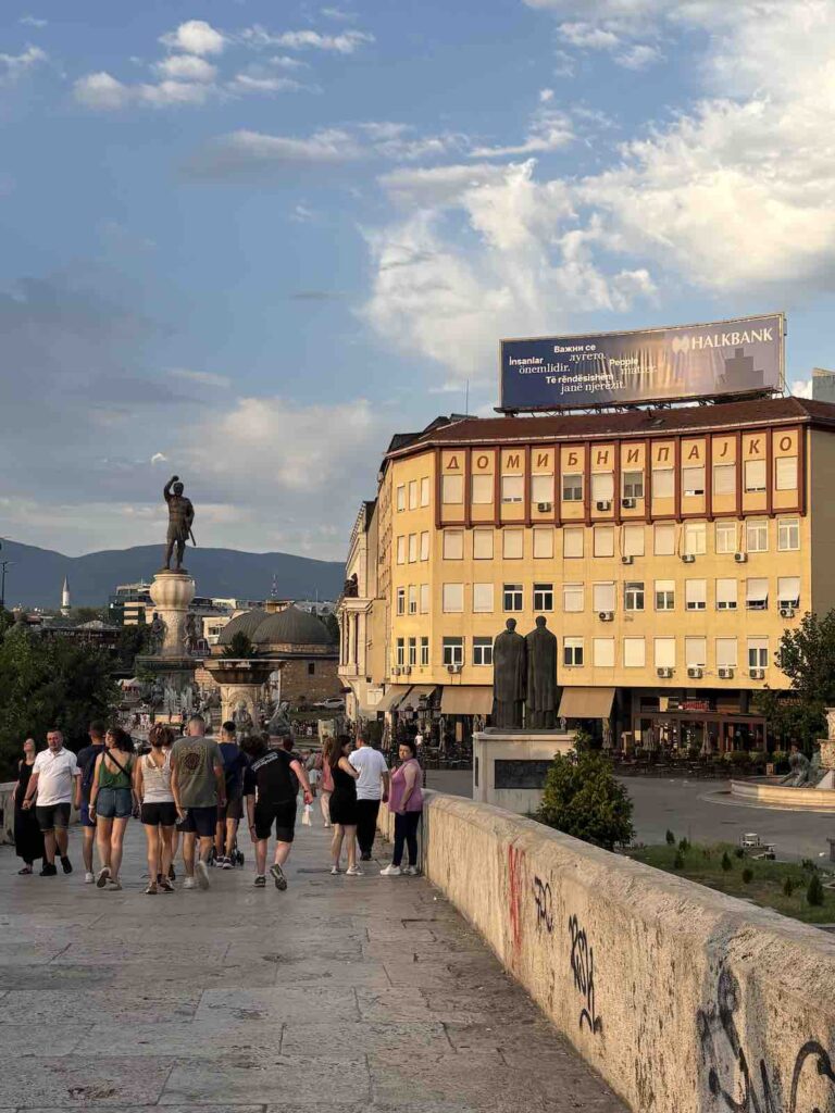 Les statues de Skopje