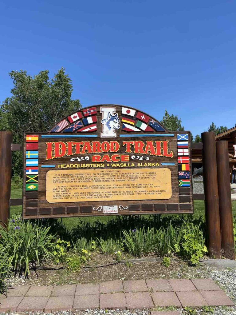 Panneau Iditarod, Wasilla