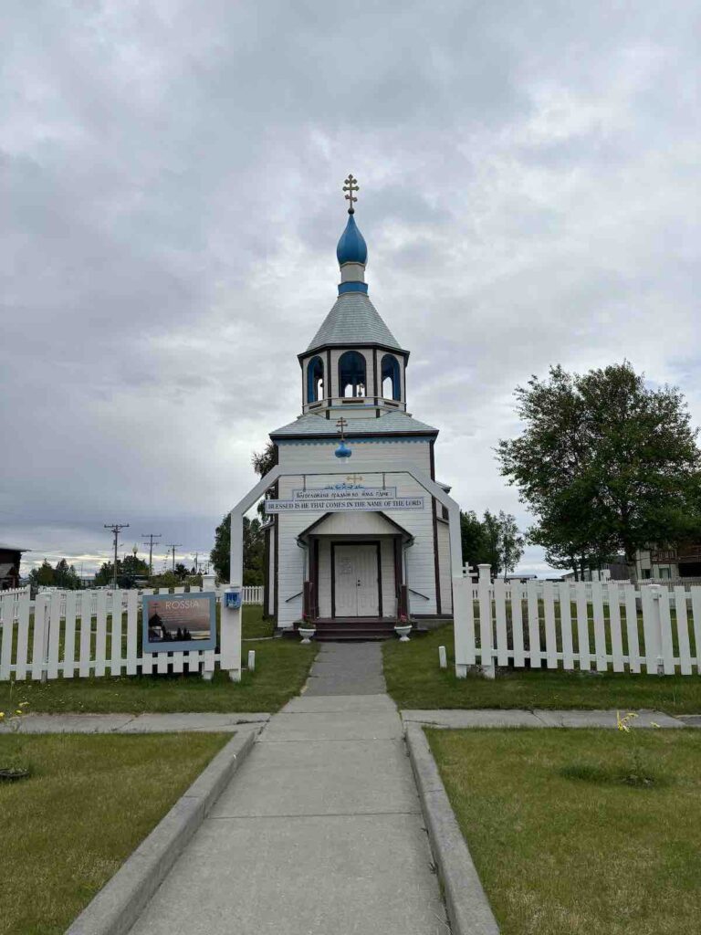 Une église orthodoxe à Kenai